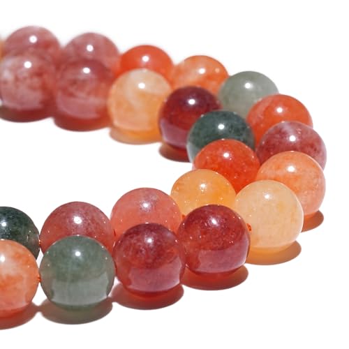 Natürliche Edelsteinperlen, 10 mm, bunt, Kaninchenhaar, Kristallperlen, poliert, rund, glatte Steinperlen für Armbänder, Schmuckherstellung, 38,1 cm, lose Perlen Natürliche Edelsteinperlen, 10 mm, bunt, Kaninchenhaar, Kristallperlen, poliert, rund, glatte Steinperlen für Armbänder, Schmuckherstellung, 38,1 cm, lose Perlen von GRTBIZI
