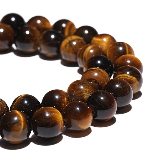 Natürliche Edelsteinperlen, 6 mm, gelbe Tigerauge-Perlen, poliert, rund, glatte Steinperlen für Armbänder, Schmuckherstellung, 38,1 cm, lose Perlen Natürliche Edelsteinperlen, 6 mm, gelbe Tigerauge-Perlen, poliert, rund, glatte Steinperlen für Armbänder, Schmuckherstellung, 38,1 cm, lose Perlen von GRTBIZI