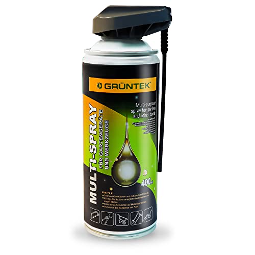 GRÜNTEK Multispray 400 ml, Multifunktionsspray für Werkzeuge und Gartengeräte, Multi Spray mit Kombi-Düse, Pflege-Öl, Schmiermittel, Rostlöser, Kriechöl, Werkzeug-Pflege GRÜNTEK Multispray 400 ml, Multifunktionsspray für Werkzeuge und Gartengeräte, Multi Spray mit Kombi-Düse, Pflege-Öl, Schmiermittel, Rostlöser, Kriechöl, Werkzeug-Pflege von GRÜNTEK