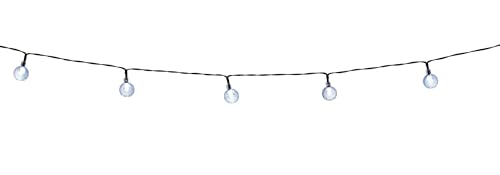 Grundig Solar Power Light String - 9 M - 50 Lichter Lichterkette mit Solarpanel - Warmweißes Licht - 8 Modi - Schwarz von GRUNDIG