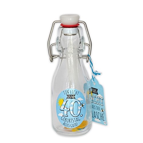 GRUSS&CO 44538 Licht aus der Flasche »40. Geburtstag« GRUSS&CO 44538 Licht aus der Flasche »40. Geburtstag« von GRUSS & CO