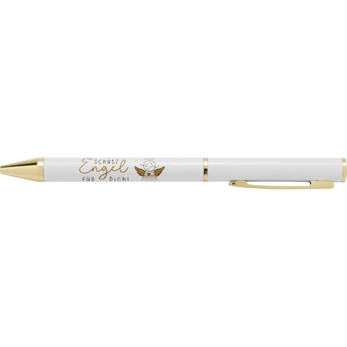 GRUSS & CO Kugelschreiber Dein Schutzengel | Stift mit Clip, in Geschenkbox, mit blauer, austauschbarer Mine | Geschenk Geburtstag, Weihnachten, Silvester | 74419 GRUSS & CO Kugelschreiber Dein Schutzengel | Stift mit Clip, in Geschenkbox, mit blauer, austauschbarer Mine | Geschenk Geburtstag, Weihnachten, Silvester | 74419 von GRUSS & CO