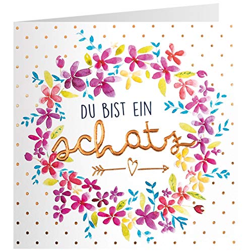 Karte Du bist ein Schatz - Kupfer & Konfetti 17 Karte Du bist ein Schatz - Kupfer & Konfetti 17 von GRUSS & CO