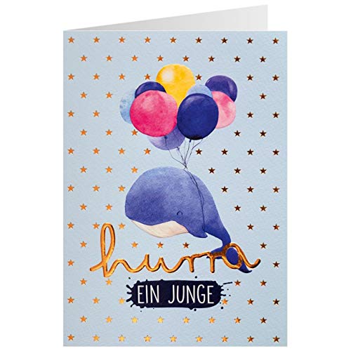 Karte Hurra ein Junge- Kupfer & Konfetti 03 Karte Hurra ein Junge- Kupfer & Konfetti 03 von GRUSS & CO
