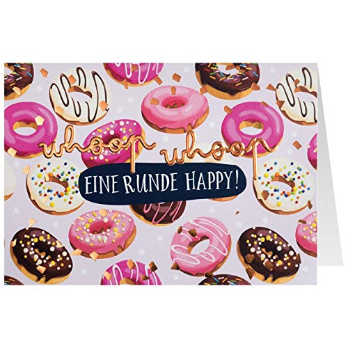 Karte Whoop Donut - Kupfer & Konfetti 36 Karte Whoop Donut - Kupfer & Konfetti 36 von GRUSS & CO