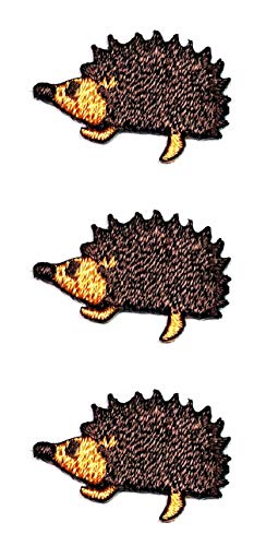 Set 3 kleine Mini-Aufkleber mit süßem Igel-Cartoon-Aufnäher, zum Aufbügeln oder Nähen, bestickte Aufnäher, Abzeichen, Applikation, DIY, Handwerk, Reparatur, Kleidung, Jacke, Mütze, Rucksäcke (04) Set 3 kleine Mini-Aufkleber mit süßem Igel-Cartoon-Aufnäher, zum Aufbügeln oder Nähen, bestickte Aufnäher, Abzeichen, Applikation, DIY, Handwerk, Reparatur, Kleidung, Jacke, Mütze, Rucksäcke (04) von GS912 Mini Small Cartoon Patches