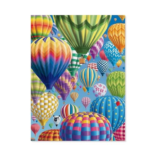 GSBRSNTS Bunte Ballone im Himmel，DIY Diamant Stickerei volle Round Bohrer 5d DIY Diamant malerei mosaik dekoration(50 x 60 cm/19.68 x 23.62 Zoll)-E63 von GSBRSNTS
