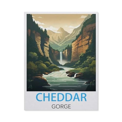 GSBRSNTS DIY Malen nach Zahlen,Cheddar Gorge Vintage-Reiseposter,diy malen nach zahlen erwachsene landsch Mit Pinsel und Acrylfarbe Erwachsenenfarbe nach Zahlen Kits Kunst(40x50cm-K74 GSBRSNTS DIY Malen nach Zahlen,Cheddar Gorge Vintage-Reiseposter,diy malen nach zahlen erwachsene landsch Mit Pinsel und Acrylfarbe Erwachsenenfarbe nach Zahlen Kits Kunst(40x50cm-K74 von GSBRSNTS