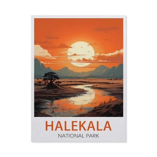 GSBRSNTS DIY Malen nach Zahlen，Haleakalā Nationalpark，diy malen nach zahlen erwachsene landsch Mit Pinsel und Acrylfarbe Erwachsenenfarbe nach Zahlen Kits Kunst（50x60cm） 19.6x23.6 Zoll-T94 von GSBRSNTS