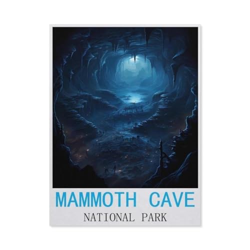 GSBRSNTS DIY Malen nach Zahlen,Mammoth-Cave-Nationalpark Vintage-Reiseposter,diy malen nach zahlen erwachsene landsch Mit Pinsel und Acrylfarbe Erwachsenenfarbe nach Zahlen Kits Kunst(20x30cm-M34 GSBRSNTS DIY Malen nach Zahlen,Mammoth-Cave-Nationalpark Vintage-Reiseposter,diy malen nach zahlen erwachsene landsch Mit Pinsel und Acrylfarbe Erwachsenenfarbe nach Zahlen Kits Kunst(20x30cm-M34 von GSBRSNTS