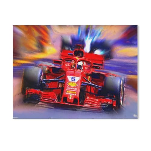 GSBRSNTS Diamond 5D DIY Diamond Painting，deutsche Formel-1-Rennfahrer，3D-Stickerei Kreuzstich-Mosaik-Malerei-Dekor（30 x 40 cm/11.81 x 15.74 Zoll）-AB76 von GSBRSNTS