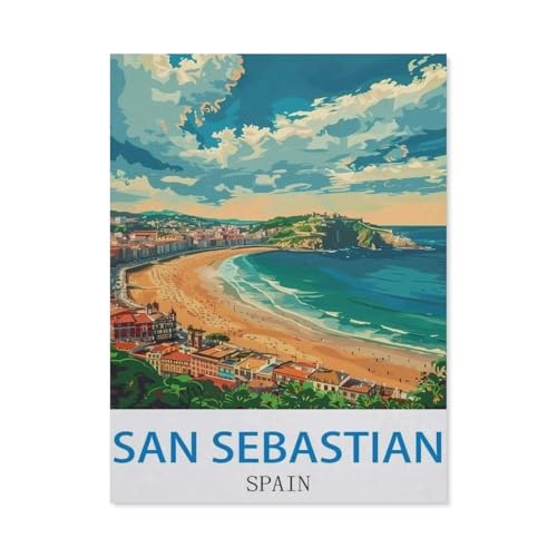 GSBRSNTS Malen Nach Zahlen Erwachsene,San Sebastián, Spanien,Malen Nach Zahlen Mit Pinseln und Acrylfarbe,DIY Set Basteln Erwachsene mit Pinseln und Acrylfarben für Home Decor(20x30cm-O67 GSBRSNTS Malen Nach Zahlen Erwachsene,San Sebastián, Spanien,Malen Nach Zahlen Mit Pinseln und Acrylfarbe,DIY Set Basteln Erwachsene mit Pinseln und Acrylfarben für Home Decor(20x30cm-O67 von GSBRSNTS