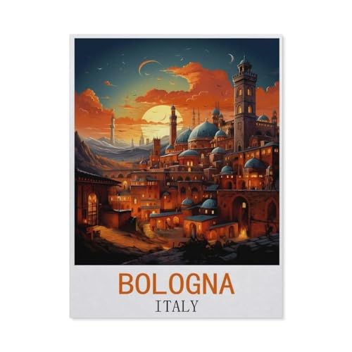 GSBRSNTS Malen nach Zahlen,Bologna Italien Vintage-Reiseplakate,diy malen nach zahlen erwachsene landsch Mit Pinsel und Acrylfarbe Kits Theme Digital Home Wall Artwork(30x40cm-N66 GSBRSNTS Malen nach Zahlen,Bologna Italien Vintage-Reiseplakate,diy malen nach zahlen erwachsene landsch Mit Pinsel und Acrylfarbe Kits Theme Digital Home Wall Artwork(30x40cm-N66 von GSBRSNTS