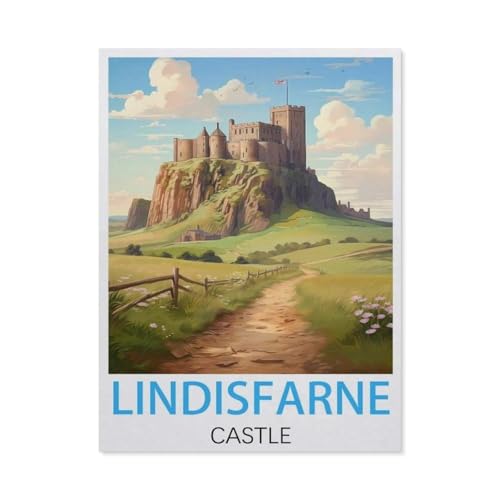 GSBRSNTS Malen nach Zahlen,Lindisfarne Castle Vintage-Reiseposter,diy malen nach zahlen erwachsene landsch Mit Pinsel und Acrylfarbe Kits Theme Digital Home Wall Artwork(50x60cm-L46 GSBRSNTS Malen nach Zahlen,Lindisfarne Castle Vintage-Reiseposter,diy malen nach zahlen erwachsene landsch Mit Pinsel und Acrylfarbe Kits Theme Digital Home Wall Artwork(50x60cm-L46 von GSBRSNTS