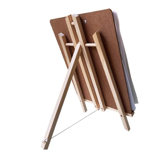1 Stück kleine trapezförmige Staffelei aus Holz, faltbare Displayhalterung auf dem Schreibtisch, Malparty, for Kunst verwendet(50cm-1pc) von GSCLZ