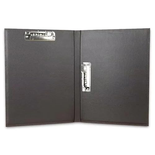 A4 PU Leder Planer Notebook Ringbuch Datei Ordner Portfolio Büro Schule for Dokumente Papier Schreibtafel(Brown B) von GSCLZ