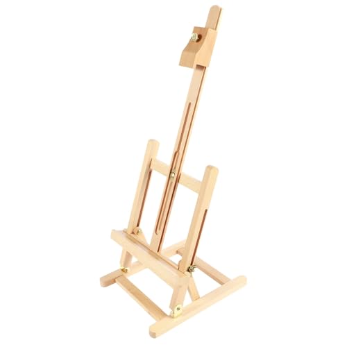 Desktop-Kunststaffelei, faltbarer Tischständer, höhen- und winkelverstellbar, aus Holz, klein, for das Skizzieren im Klassenzimmer im Freien Desktop-Kunststaffelei, faltbarer Tischständer, höhen- und winkelverstellbar, aus Holz, klein, for das Skizzieren im Klassenzimmer im Freien von GSCLZ