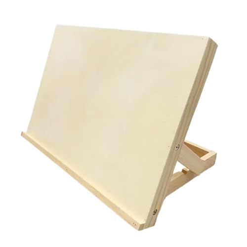 Faltbarer Kunstständer aus Holz mit geneigter Schreibtafel, tragbare Staffelei for die Tischmalerei, Zeichenbedarf for Büro und Schule Faltbarer Kunstständer aus Holz mit geneigter Schreibtafel, tragbare Staffelei for die Tischmalerei, Zeichenbedarf for Büro und Schule von GSCLZ