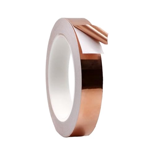 GSCLZ Alu Klebeband 20 Meter einseitiges leitfähiges Kupferfolienband, selbstklebendes EMI-Abschirmungsband, hitzebeständig, 2 mm, 3 mm, 4 mm, 5 mm, 6 mm, 8 mm, 10 mm Aluminium Klebeband (Size : 8mm) GSCLZ Alu Klebeband 20 Meter einseitiges leitfähiges Kupferfolienband, selbstklebendes EMI-Abschirmungsband, hitzebeständig, 2 mm, 3 mm, 4 mm, 5 mm, 6 mm, 8 mm, 10 mm Aluminium Klebeband (Size : 8mm) von GSCLZ