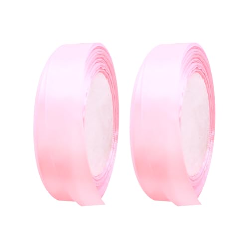 2 Rollen 2 cm x 22 m einfarbige Satinbänder, Haarschleife, Geschenkband, Floristen, Blumenstrauß, Verpackungsband, Muttertag, Polyesterband, Kuchendekoration, Hochzeitsfeier, Rosa 2 Rollen 2 cm x 22 m einfarbige Satinbänder, Haarschleife, Geschenkband, Floristen, Blumenstrauß, Verpackungsband, Muttertag, Polyesterband, Kuchendekoration, Hochzeitsfeier, Rosa von GSHLLO