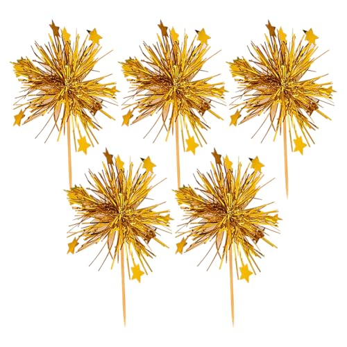 30 Stück Folien-Feuerwerk-Cupcake-Topper, glitzernde Lametta-Kuchenaufsatz, Stern-Cupcake-Zahnstocher, Party, Essen, Obst, Glitzer, Hochzeit, Dessert, Urlaub, Kuchendekorationen für Weihnachten, 30 Stück Folien-Feuerwerk-Cupcake-Topper, glitzernde Lametta-Kuchenaufsatz, Stern-Cupcake-Zahnstocher, Party, Essen, Obst, Glitzer, Hochzeit, Dessert, Urlaub, Kuchendekorationen für Weihnachten, von GSHLLO