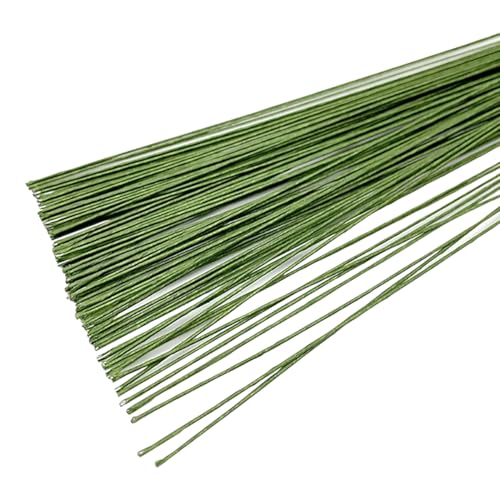 Blumendrahtstiele, Blumendraht, Blumendraht, Blumenarrangement, Draht, Floristen, Blumenstrauß, Kranz, zur Herstellung von Draht, dünne Basteldraht, Stäbe zum Basteln, 100 Stück Blumendrahtstiele, Blumendraht, Blumendraht, Blumenarrangement, Draht, Floristen, Blumenstrauß, Kranz, zur Herstellung von Draht, dünne Basteldraht, Stäbe zum Basteln, 100 Stück von GSHLLO