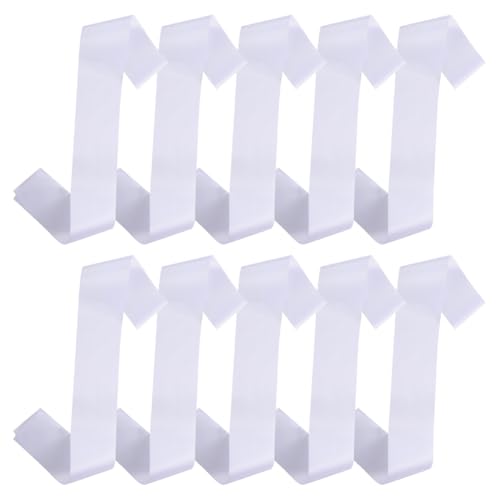 GSHLLO 10 Stück einfarbige weiße Schärpen blanko Satin-Schärpen Brautdusche Schärpen Hochzeit Party Schärpen Sublimation Festzug Schärpen DIY Schärpen für Dekorationen von GSHLLO