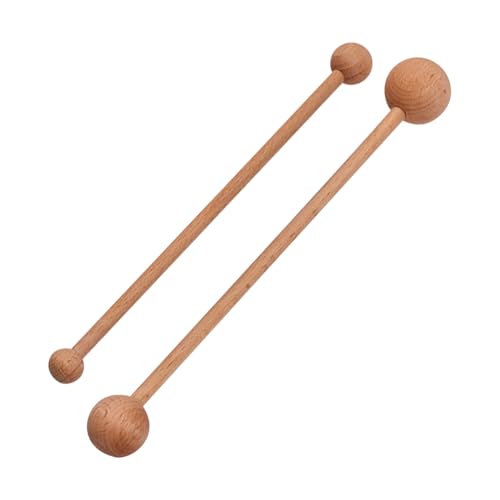GSHLLO 2 Stück Holz-Töpferei-Wurfstäbchen aus Holz, Töpferei, Punktierwerkzeuge, große Tonformstäbe, Keramik-Prägewerkzeuge, professionelles Ton-Wurfwerkzeug, Keramikformzubehör von GSHLLO