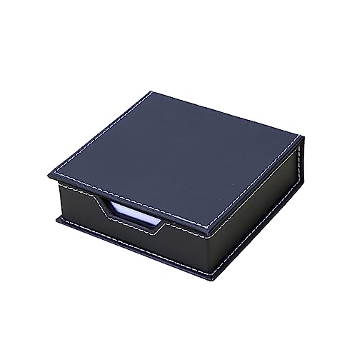 GSHLLO PU-Leder-Haftnotizen-Halter, Notizblock, Memo-Papier, Aufbewahrungsbox, Mini-Gegenstände, Spender, Hülle, Desktop, Namenskartenhalter, Organizer mit Deckelabdeckung für Büro Zuhause, schwarz GSHLLO PU-Leder-Haftnotizen-Halter, Notizblock, Memo-Papier, Aufbewahrungsbox, Mini-Gegenstände, Spender, Hülle, Desktop, Namenskartenhalter, Organizer mit Deckelabdeckung für Büro Zuhause, schwarz von GSHLLO