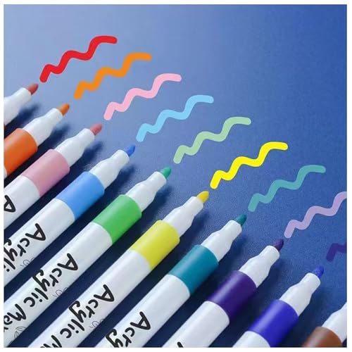 36 Farben Acrylstifte für Steine Wasserfest, Steine Bemalen Stifte Set, Stifte Steine Bemalen, Acrylmarker für Glas, Keramik, Holz, Leinwand, Basteln 36 Farben Acrylstifte für Steine Wasserfest, Steine Bemalen Stifte Set, Stifte Steine Bemalen, Acrylmarker für Glas, Keramik, Holz, Leinwand, Basteln von GSHUR