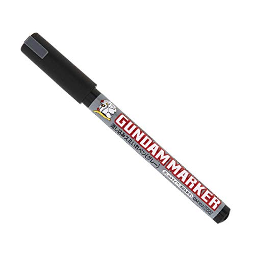 MR.HOBBY\ミスターホビー GM-302P Gundam Marker, Pour Type, Filzstifte, Zum Bemalen von Gunpla, Grau, Fein MR.HOBBY\ミスターホビー GM-302P Gundam Marker, Pour Type, Filzstifte, Zum Bemalen von Gunpla, Grau, Fein von GSI Creos