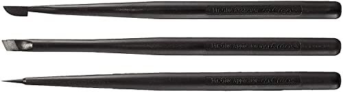 MR.HOBBY\ミスターホビー GT57 Mr. Glue Applicator, GTool, Spatel, Applikator, Modellbau Werkzeug, Zum Auftragen von Sekundenkleber, Spachtelmasse, 3 Typen Set, Sauberes Arbeiten, Schwarz, Kunststoff, 3er Set MR.HOBBY\ミスターホビー GT57 Mr. Glue Applicator, GTool, Spatel, Applikator, Modellbau Werkzeug, Zum Auftragen von Sekundenkleber, Spachtelmasse, 3 Typen Set, Sauberes Arbeiten, Schwarz, Kunststoff, 3er Set von GSI Creos