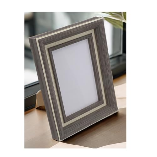 GSJNHY Fotorahmen aus Holz Bilderrahmen aus Holz for Wände, 10 x 15, 15 x 20, 20 x 25, A4, Vintage-Fotorahmen, Ständer for Bilder, Foto-Dekoration(A4) von GSJNHY