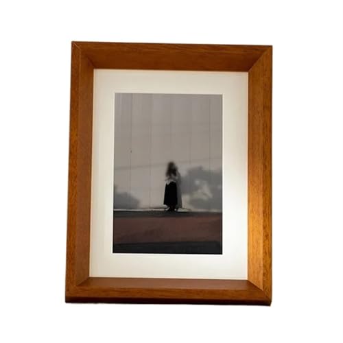 GSJNHY Fotorahmen aus Holz Bilderrahmen aus massivem Kiefernholz, einfach und kreativ, 10/8/7/6/5 Zoll, wandmontierter Hochzeitsfoto-Bilderrahmen(A4) von GSJNHY
