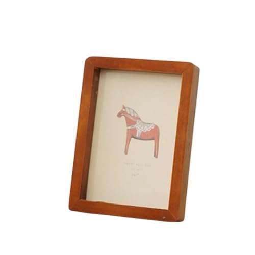 GSJNHY Fotorahmen aus Holz Holz-Bilderrahmen, 3/7 Zoll, 8 x 8 cm, 12 x 17 cm, Wohndekoration, Ehrungen, Zertifikat, Dokumentenrahmen, Hochzeit, Fotorahmen, Desktop-Display(12x17cm) von GSJNHY