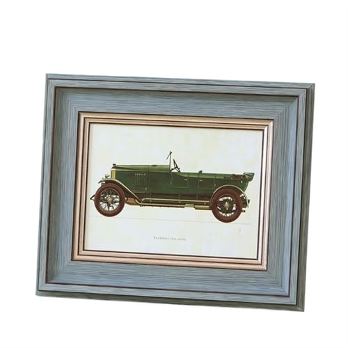 GSJNHY Fotorahmen aus Holz Holz-Fotorahmen, Wohnzimmer-Dekoration, Bilderrahmen, Desktop-Foto-Bilderrahmen, Vintage-Hochzeit(J,7 inch) von GSJNHY