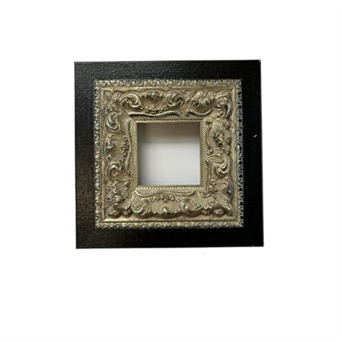 GSJNHY Fotorahmen aus Holz Holz-Fotorahmen, klassischer Druck-Bilderrahmen, Massivholz-Ölgemälderahmen for Fotos auf der Hintergrundwand, 10 x 10 cm(7.5x7.5cm) von GSJNHY
