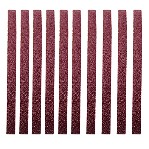 GSJNHY Schleifband 10 stücke Aluminiumoxid 15x330mm / 25x330mm Schleifbänder Set Schleifengürtel 60-1000 Sandschleif- und Polierwechsel for Winkelschleifer(15 x 330mm) von GSJNHY