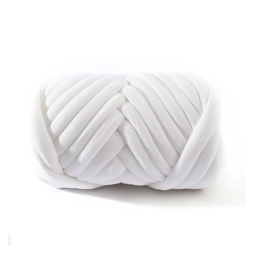 Sperrige Armstricken Wolle 1 kg Super-Samt-Grobgarn, dicker, sperriger Riesenfaden, weiße Tasche for Handstricken, gewebt, DIY, Arm, weich, große Decke, Teppich (Color : 12) von GSJNHY