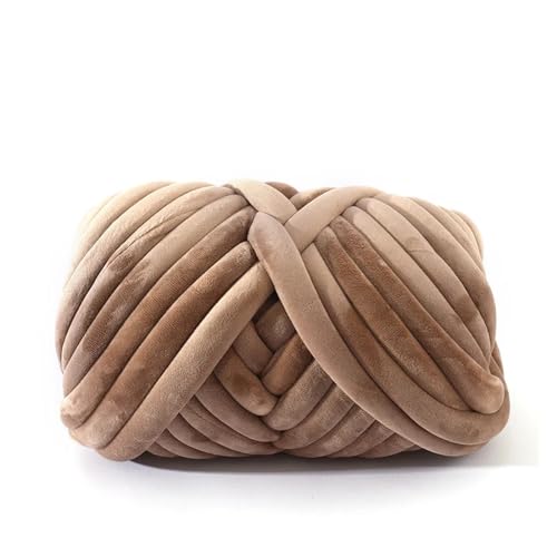 Sperrige Armstricken Wolle 1 kg Super-Samt-Grobgarn, dicker, sperriger Riesenfaden, weiße Tasche for Handstricken, gewebt, DIY, Arm, weich, große Decke, Teppich (Color : 13) von GSJNHY