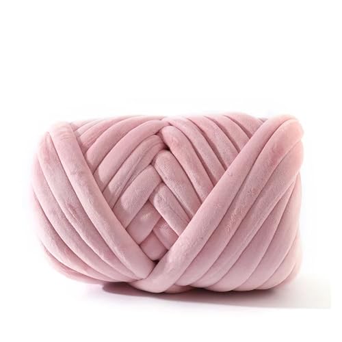 Sperrige Armstricken Wolle 1 kg Super-Samt-Grobgarn, dicker, sperriger Riesenfaden, weiße Tasche for Handstricken, gewebt, DIY, Arm, weich, große Decke, Teppich (Color : 21) von GSJNHY