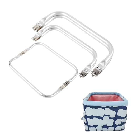 U-förmige Taschenverschlüsse und Griffe, Mehrzweck-Rahmen-Clips für Häkeltaschen, Tragetaschen, Einkaufstaschen und DIY-Zubehör (200 x 92 mm, 2 Stück) (200 x 92 mm), 2 Stück von GSKQCRPR