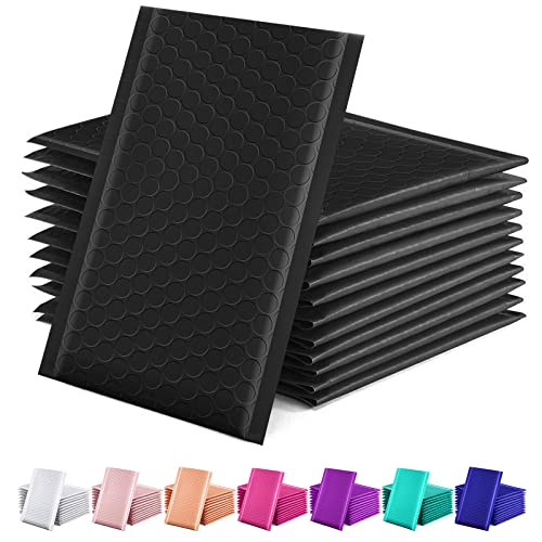 GSSUSA Schwarze Luftpolster-Versandtaschen, 10,2 x 20,3 cm, 50 Stück, gepolsterte Poly-Luftpolster-Versandtaschen, Verpackung für kleine Unternehmen, Versandtaschen, gepolsterte Umschläge, GSSUSA Schwarze Luftpolster-Versandtaschen, 10,2 x 20,3 cm, 50 Stück, gepolsterte Poly-Luftpolster-Versandtaschen, Verpackung für kleine Unternehmen, Versandtaschen, gepolsterte Umschläge, von GSSUSA