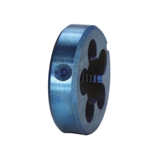 1 Stück Linksgewindeschneideisen M3 bis M18 – mesoporös blau beschichtetes Metallbearbeitungswerkzeug for Präzisionsgewinde(M16x2) von GSUNLEO
