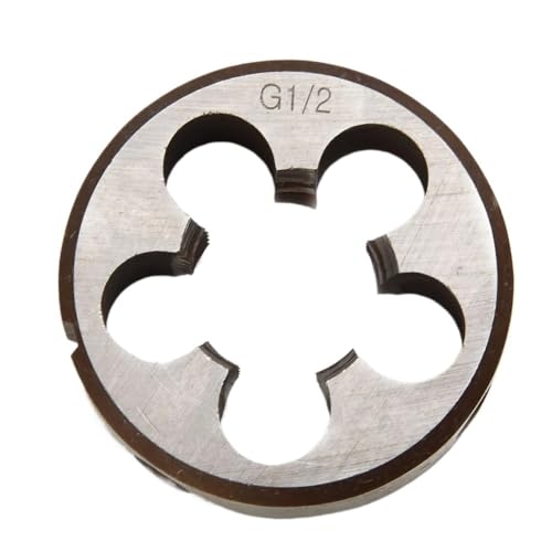 1-teiliges Rundgewinde-Schneideisen aus Schnellarbeitsstahl – G 1/8 bis G 3/4, langlebig und vielseitig for den privaten und professionellen Gebrauch(1/2x14) von GSUNLEO