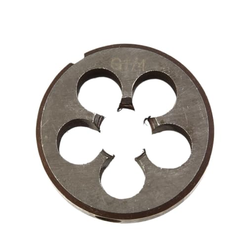 1-teiliges Rundgewinde-Schneideisen aus Schnellarbeitsstahl – G 1/8 bis G 3/4, langlebig und vielseitig for den privaten und professionellen Gebrauch(1/4x19) von GSUNLEO