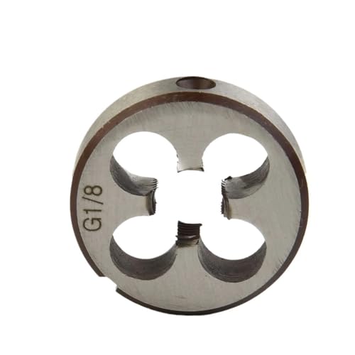 1-teiliges Rundgewinde-Schneideisen aus Schnellarbeitsstahl – G 1/8 bis G 3/4, langlebig und vielseitig for den privaten und professionellen Gebrauch(1/8x28) von GSUNLEO