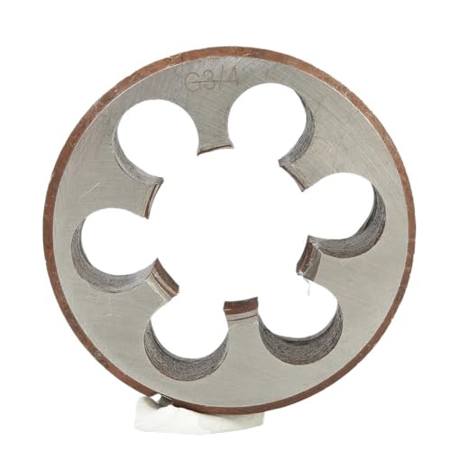 1-teiliges Rundgewinde-Schneideisen aus Schnellarbeitsstahl – G 1/8 bis G 3/4, langlebig und vielseitig for den privaten und professionellen Gebrauch(3/4x14) von GSUNLEO
