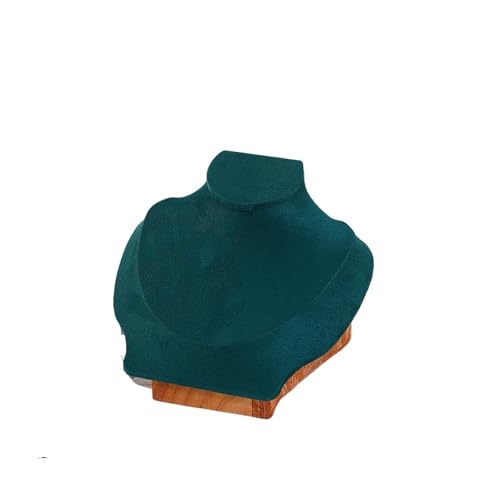 GSXLZ Schmuckständer 1PC Halskette Display Rahmen Portrait Modell Hals Anhänger Schmuck Rahmen, Hals Modell Display Rahmen Schmuck Halskette Foto Requisiten(Green) von GSXLZ