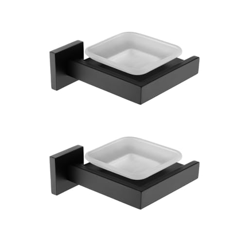 Badezimmerzubehör, Handtuchhalter, Papierhalter, WC-Bürstenhalter, Glas, Wandregal, Seifenschale, Zahnbürstenhalter, ganzes Set 01, Mattschwarz Badezimmerzubehör, Handtuchhalter, Papierhalter, WC-Bürstenhalter, Glas, Wandregal, Seifenschale, Zahnbürstenhalter, ganzes Set 01, Mattschwarz von GSZCCZS